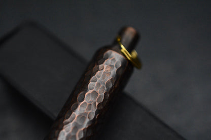 NEW Urban EDC x Fiddle Foundry Hammered Copper Brass Custom Whistle