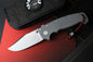 NEW Demko AD20 XXX Shark Lock - Grey G10 / CPM3V Stud Only w/ Poison Bead