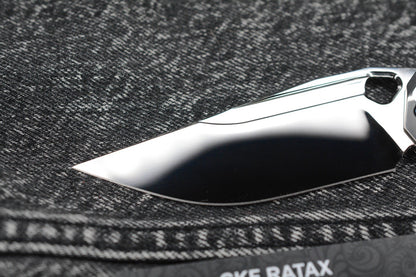 RARE Custom Knife Factory x Marfione Ratax - Polished M398 / Ti Integral SN#005