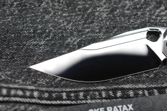 RARE Custom Knife Factory x Marfione Ratax - Polished M398 / Ti Integral SN#005