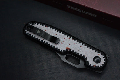 NEW Kizer Knives Cormorant “Leather Face” Black G-10 / Nitro V Blade - L/E EXC