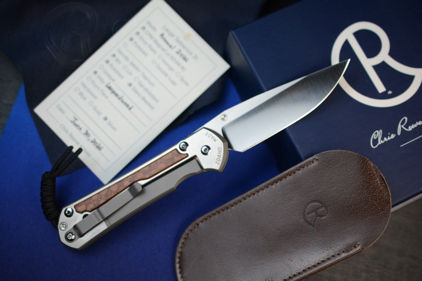 RARE Chris Reeve Large Sebenza 31 Annual 2026 Leopard Wood / Magnacut