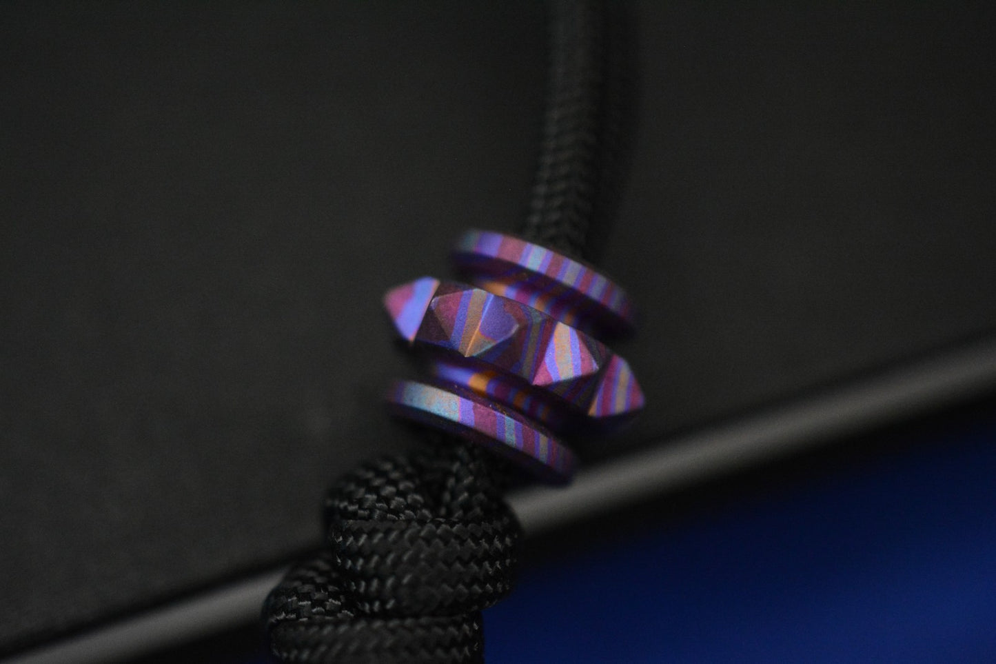 RARE Renaissance Creations Custom Spike Collar Full Ano Ti Bead Re Microtech