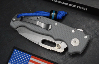 NEW Demko AD20 Whale Shark Thumb Slot MagnaCut Textured Grey G10 EXC