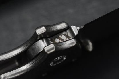 RARE++ Demko AD20 XXX Textured Ti / Stud Only CPM 3V Blade