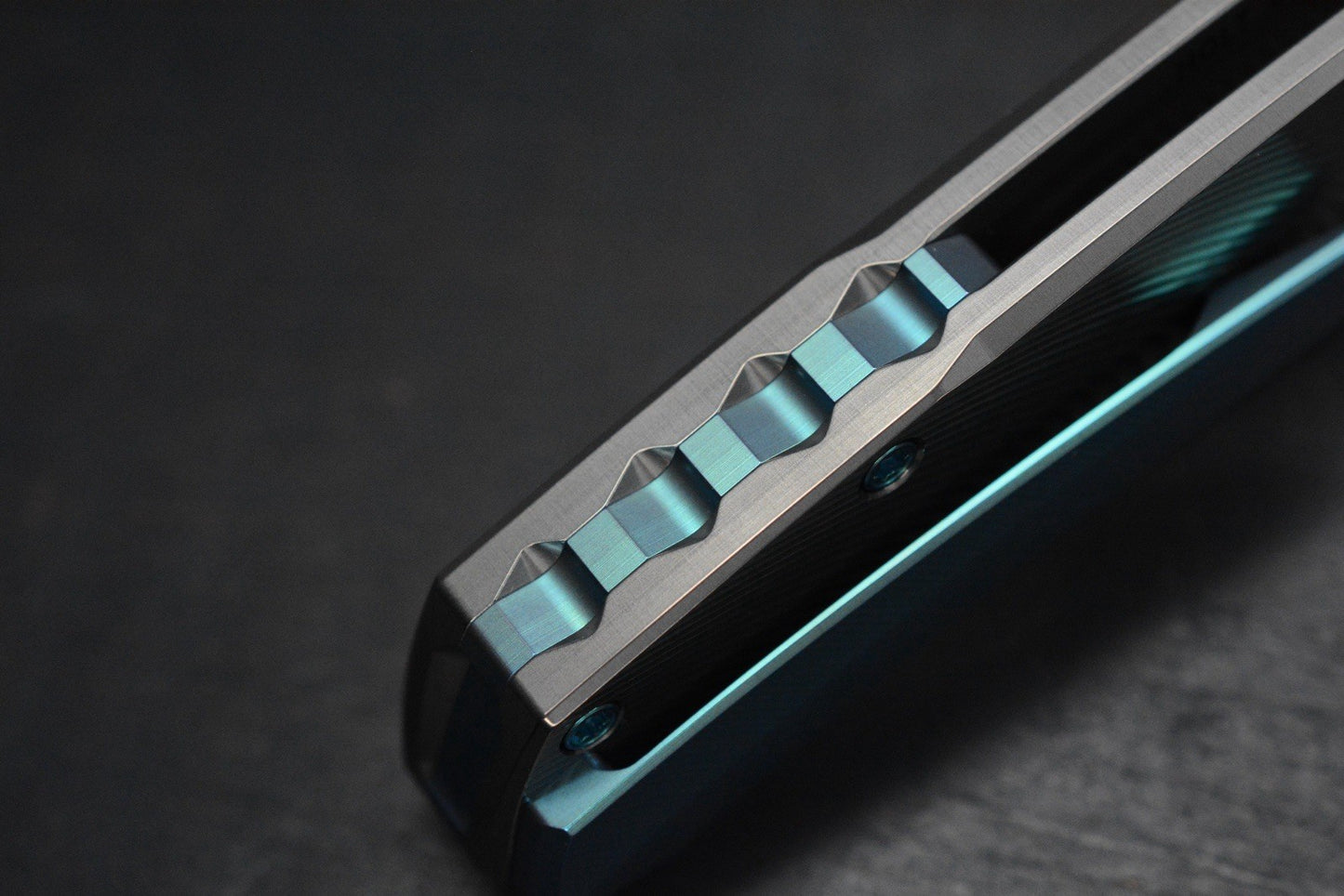 NEW Holt Bladeworks Outlaw - 4” M390 / Ridgeback Ti w/ Crystallized Ti Accents