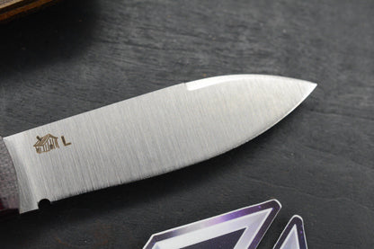 NEW Jack Wolf x LT Wright Vampire Hunter /Crimson Canvas Micarta /AEB-L USA MADE