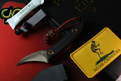 RARE Turner CNC x Sneakreaper Elvia Fixed Blade - HG 3V / Bronze Blade & HDW