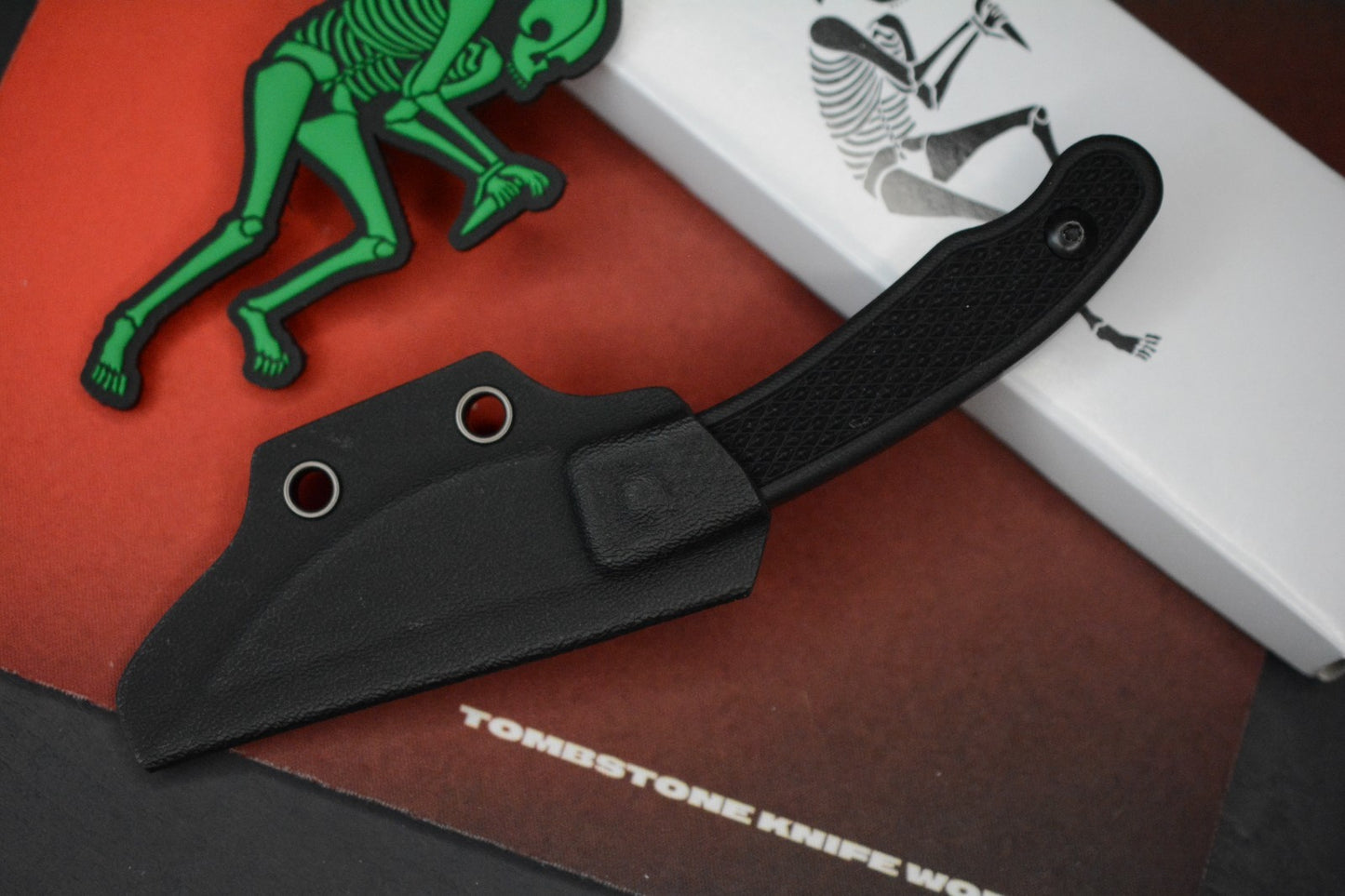 RARE Ed’s Manifesto & Sneakreaper Elvia Field Knife - Black / Acid Stonewash