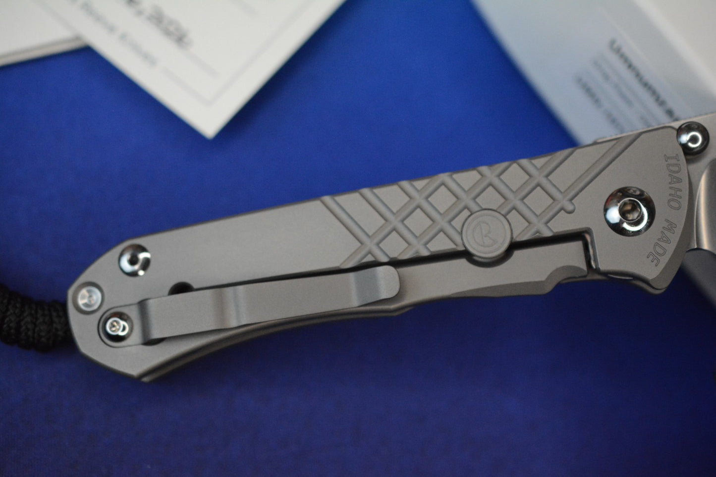 NEW Chris Reeve Umnumzaan - Glass Blasted / Drop Point Magnacut