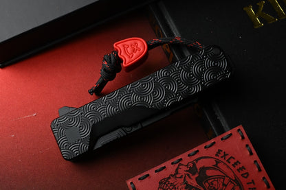 RARE Exceed Designs x Urban EDC TiRant Ultra Ti Chaos Seigahai w/Skiff Bearings