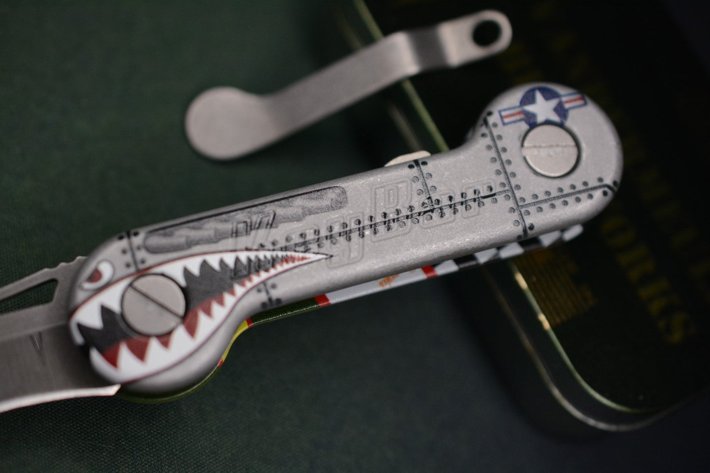 LIMITED EDITION KeyBar x Vandermullen Warthog - Custom Blade & Pocket Clip