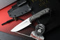 NEW Chris Reeve Knives Backpacker - Black Canvas Micarta w/ Monkey Bead & Patch