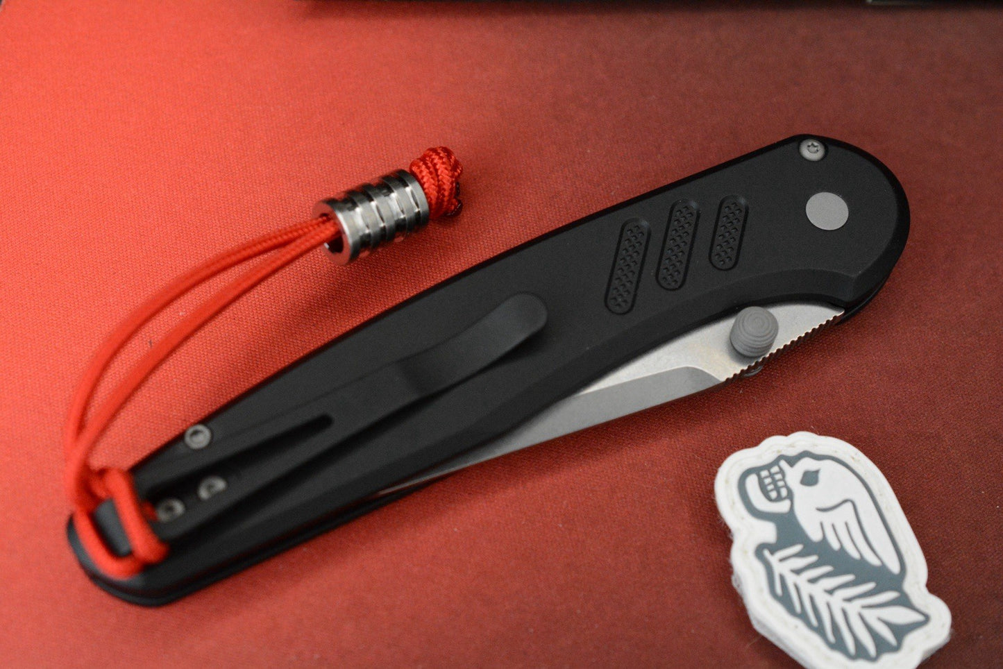 RARE Protech x Peace Neighbor Avalon - Stonewash Magnacut 4.25” Manual Button