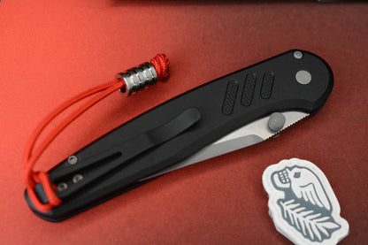 RARE Protech x Peace Neighbor Avalon - Stonewash Magnacut 4.25” Manual Button