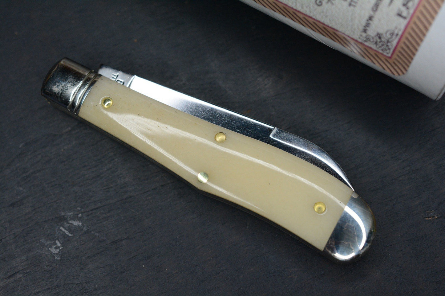 NEW Great Eastern Cutlery Northfield UN-X-LD Eureka Jack #92 Smooth Oiled Bone
