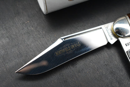 NEW Great Eastern Cutlery Northfield - Jumbo Stockpen Jack Brown Burlap Micarta