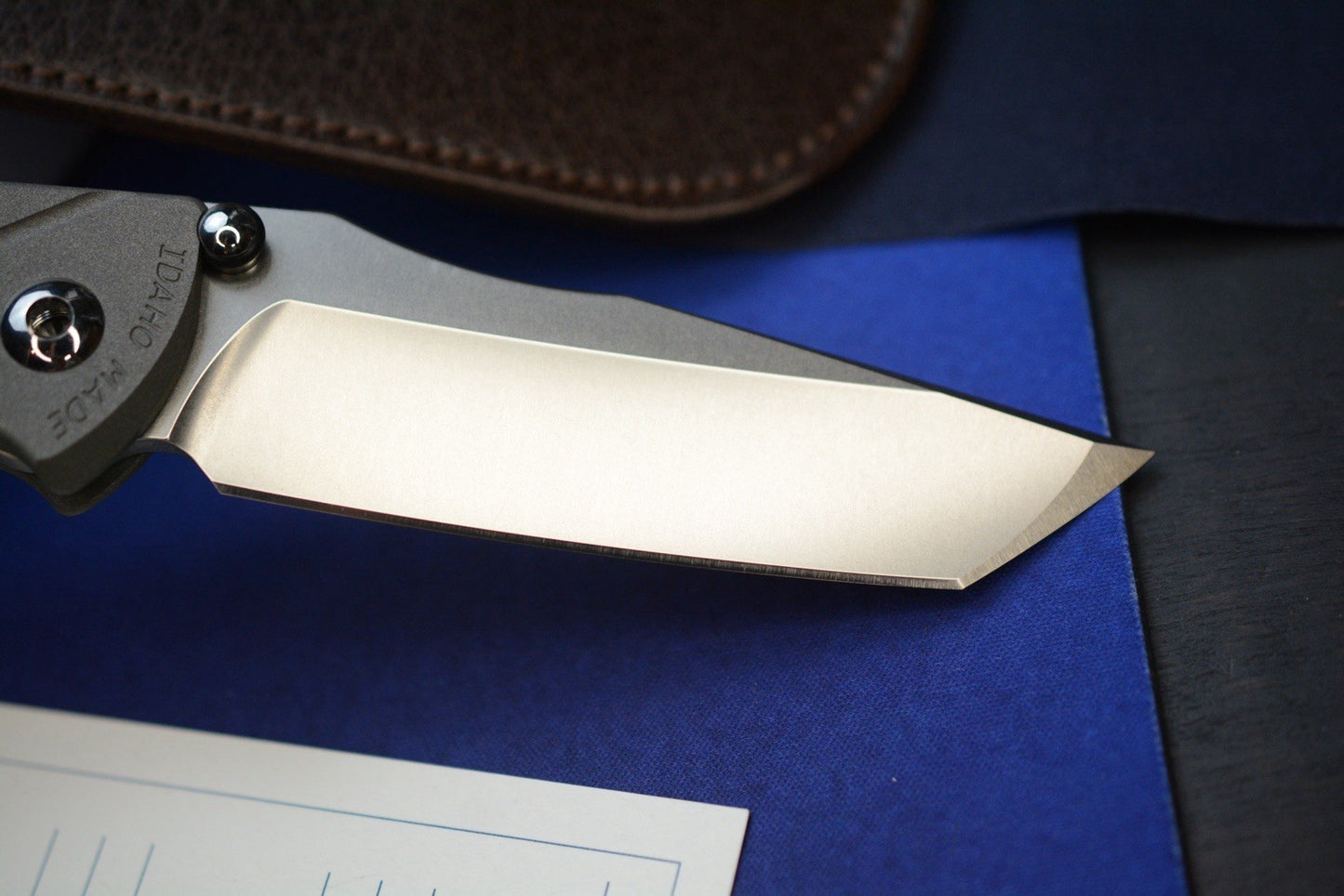 NEW Chris Reeve Umnumzaan - Sand Blasted / T/E Magnacut w/ Custom Flag Clip