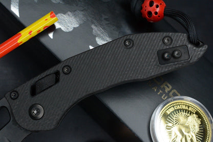 NEW Microtech Stitch-Ram-Lok Carbon Fiber Black DLC w/ Playge Skall & Wick Pack
