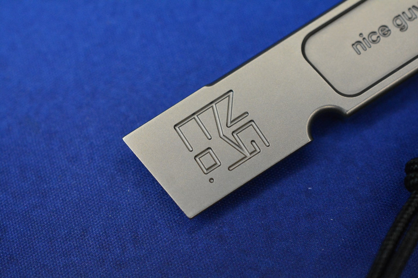 NEW Nice GuyMachine Co The Wraith - Titanium Pry Bar NGMCo w/ TKW Molar Bead