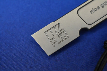 NEW Nice GuyMachine Co The Wraith - Titanium Pry Bar NGMCo w/ TKW Molar Bead