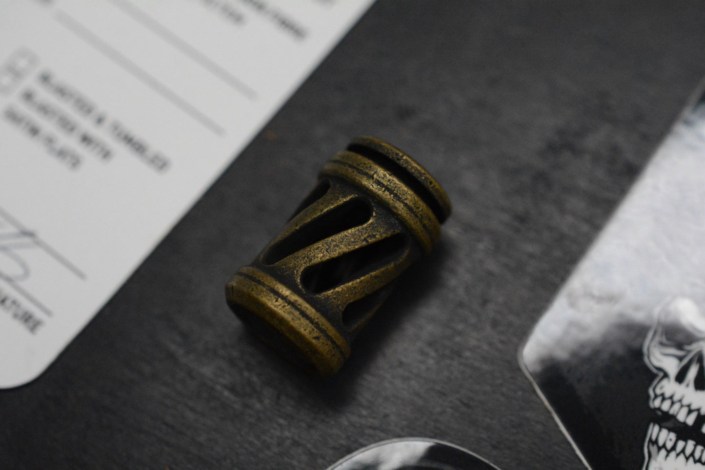 NEW Griffin Combat Concealed Micro V5 Aged Brass Re Playge Microtech