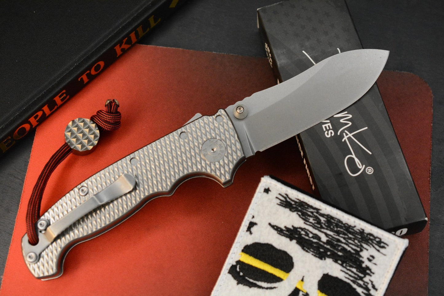 NEW Demko USA Made (Full Width) AD20 Butcher Magna Textured Ti w/ TKW Curator