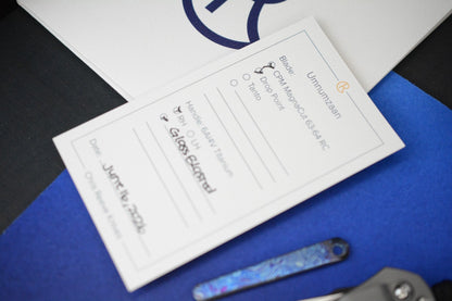 NEW Chris Reeve Umnumzaan - Glass Blasted / Drop Point Magnacut w/ Timascus Clip