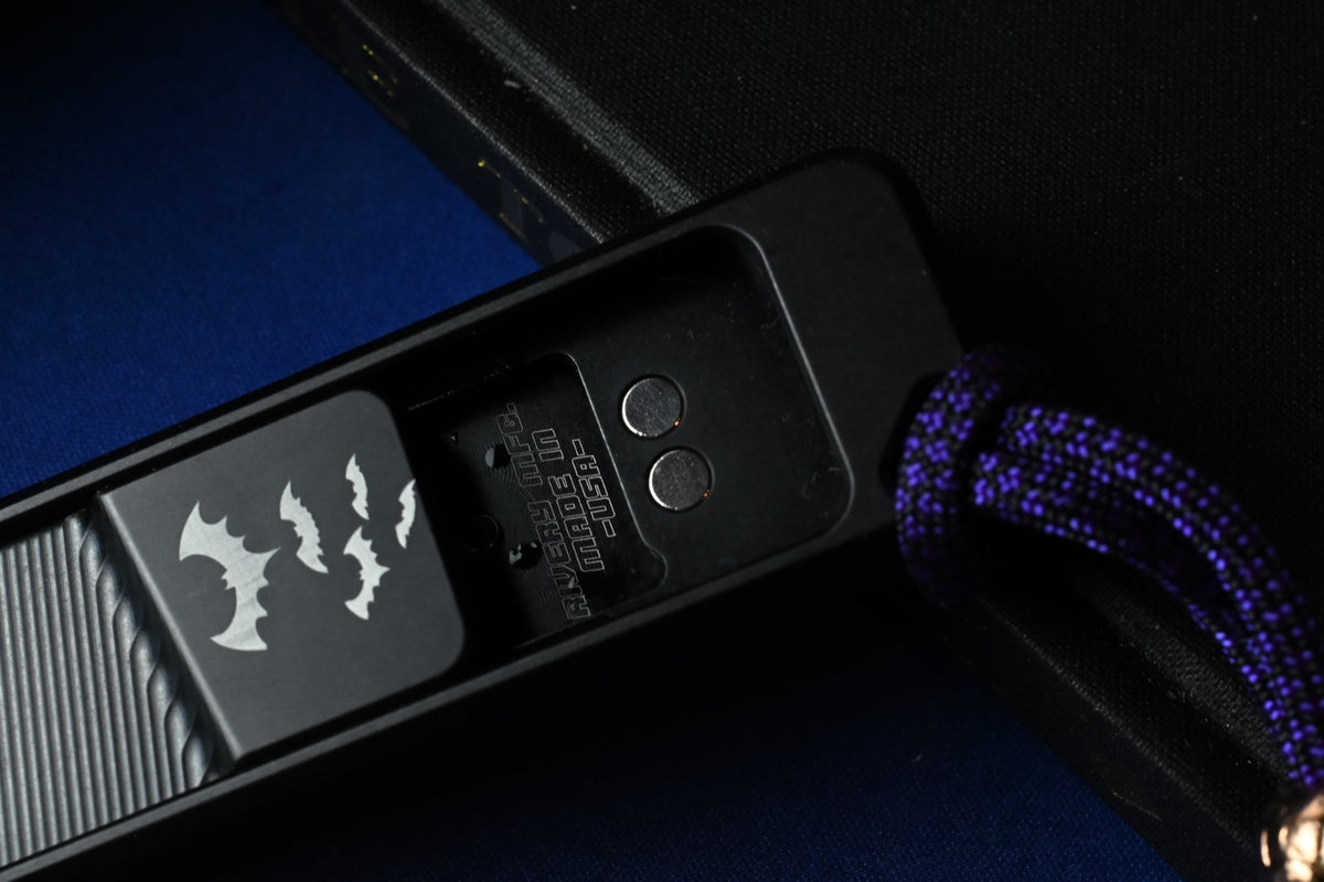 NEW RIVERY MFG Zero-G - Smooth Operator Black Halloween Bat Edition w/ Skull