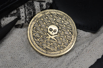 CUSTOM Pete’s Pirate Life PPK Harpoon Magnacut Fixie w/ Brass Challenge Coin