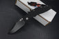 RARE Hinderer XM-18 Battle Black Magnacut Bowie/ G10 w/ Splatter Tombstone Bead