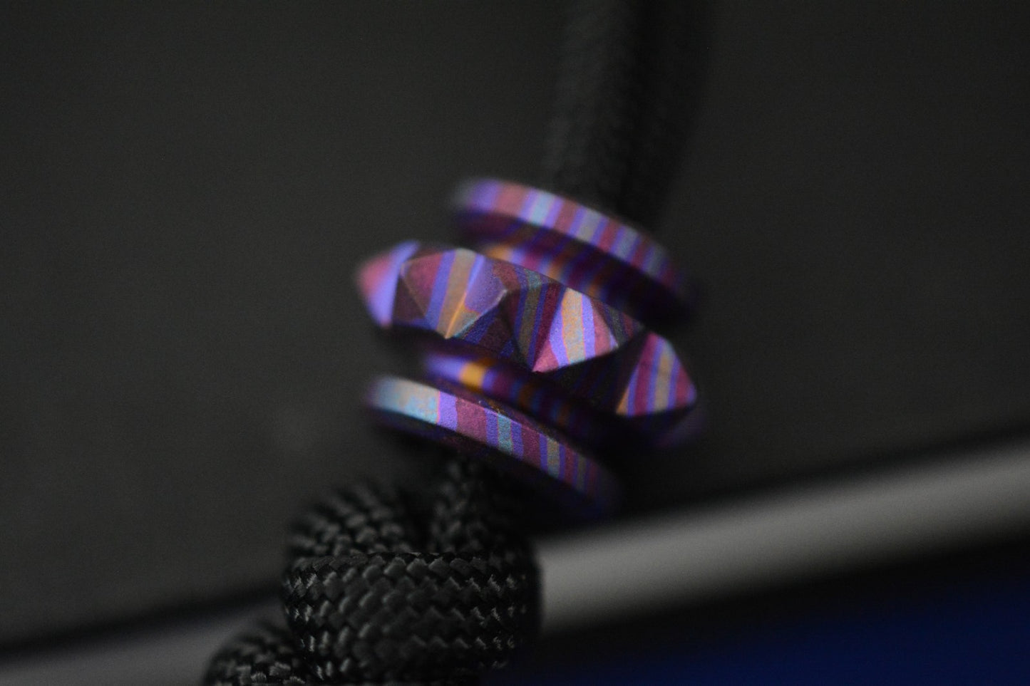 RARE Renaissance Creations Custom Spike Collar Full Ano Ti Bead Re Microtech