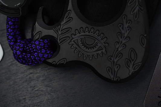 RARE Dead Mystic EDC Seer Planchette Black PVD Ti Bottle Opener w/ DM Bead & COA