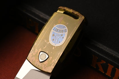 RARE D Rocket x Audacious Concepts Nana’ Slice Ltd Ed - Ti IMP Scissor Folder