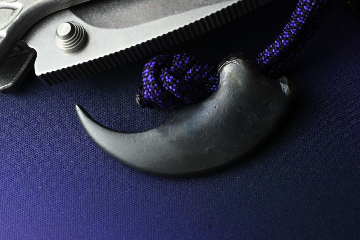 RARE Demko AD20 CXT Shark Lock Dragon Scale Ti / CPM3V Barong w/Dragon Claw Bead