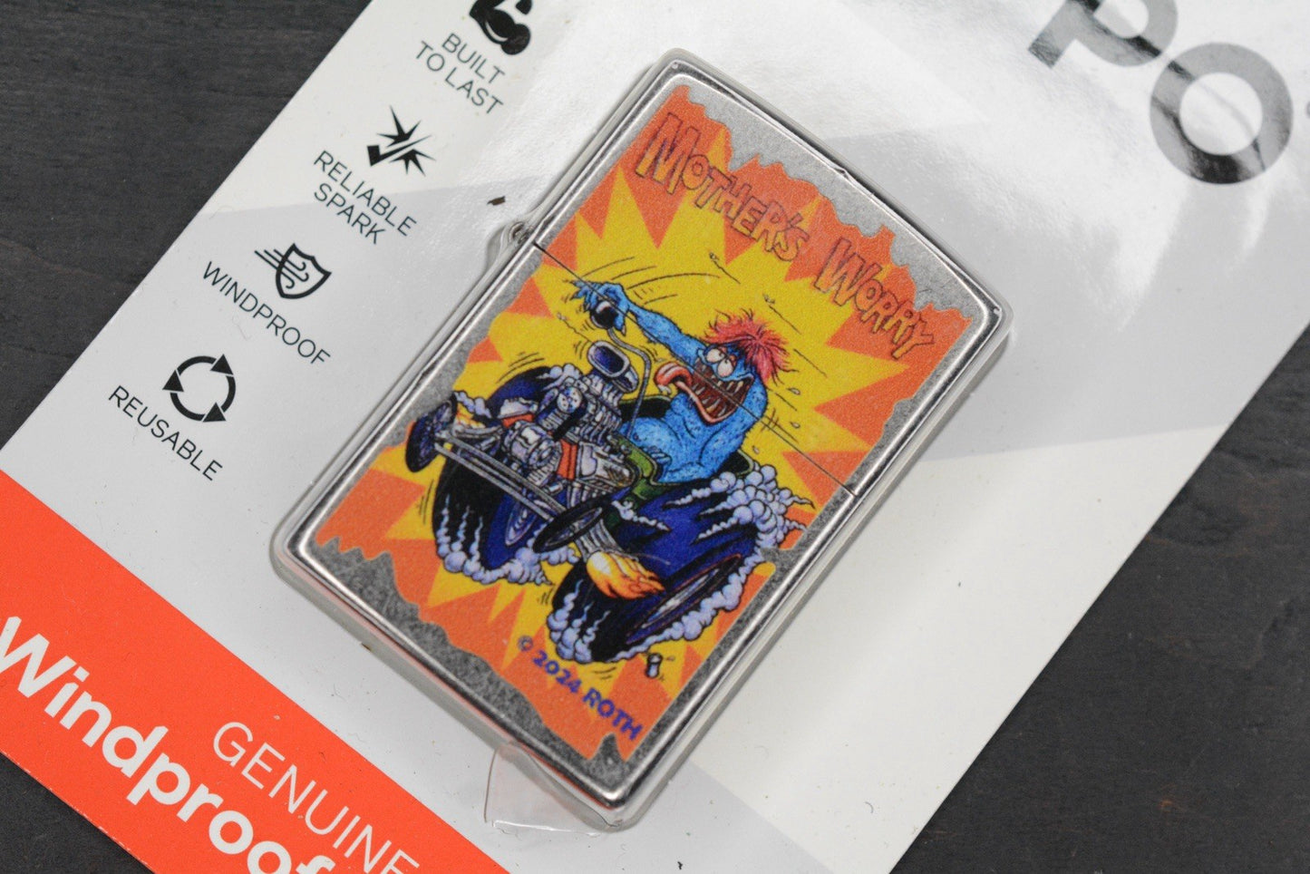 NEW Zippo x Rat Fink Ed Roth Mothers Worry 2025 Lighter