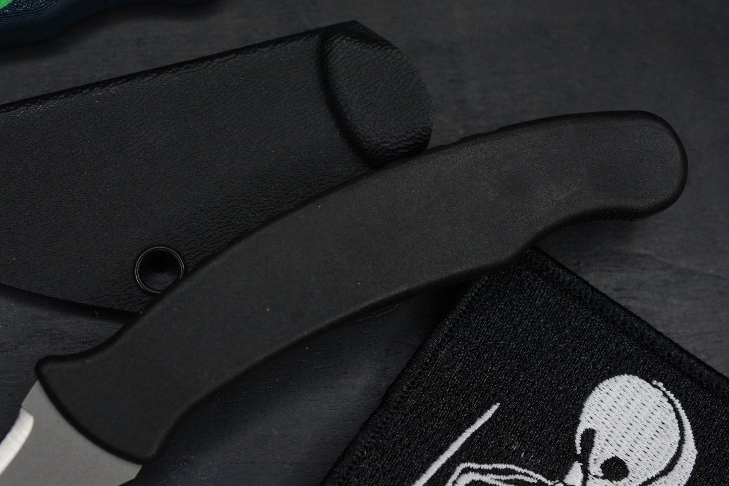NEW Kopis Designs x Ed Calderon L-Via Field Knife Matte 154CM w/ Trainer & Patch