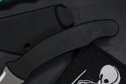 NEW Kopis Designs x Ed Calderon L-Via Field Knife Matte 154CM w/ Trainer & Patch