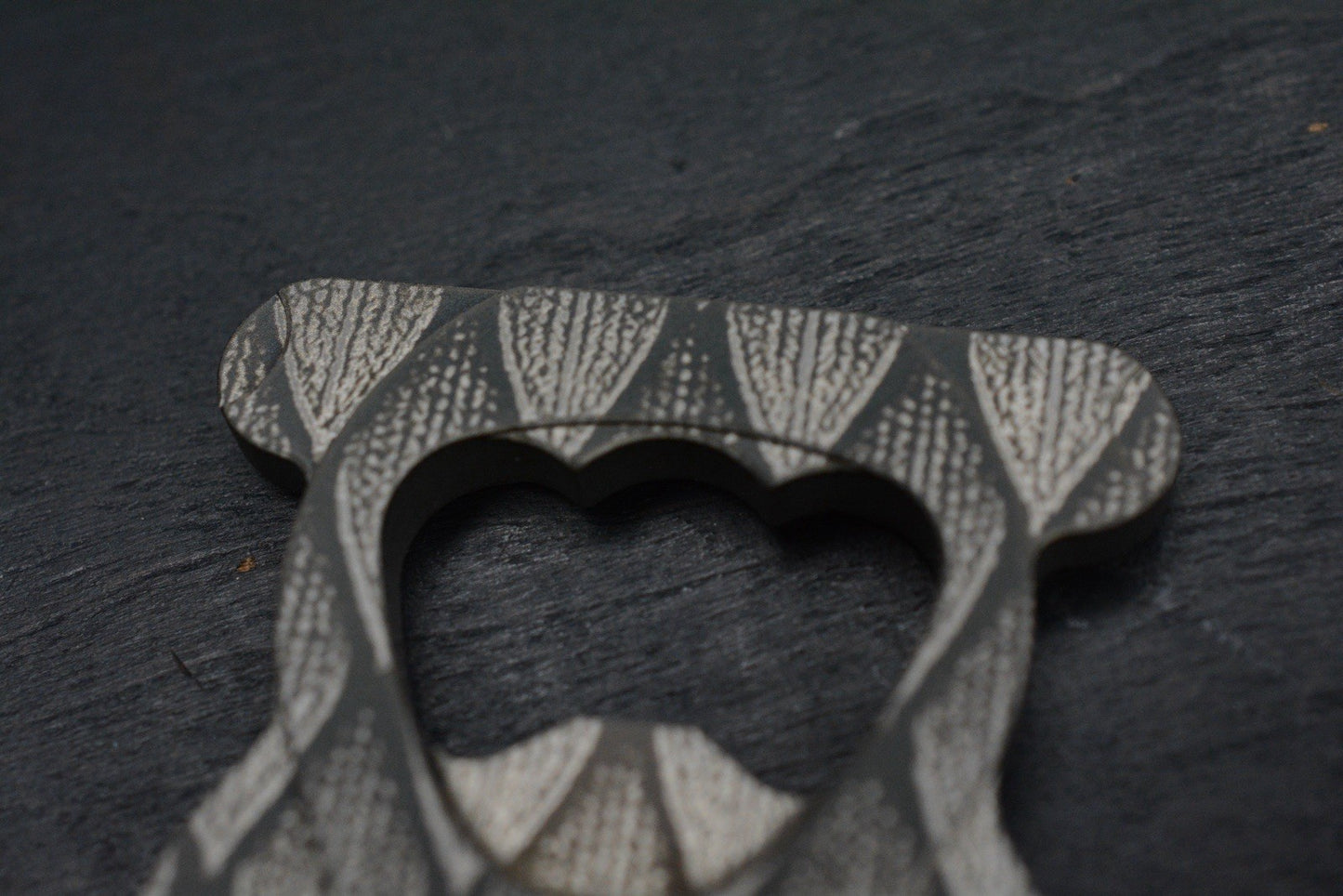 NEW Monterey Bay Hammerhead Bottle Opener - Titanium 2”x2” w/ Claw Bead