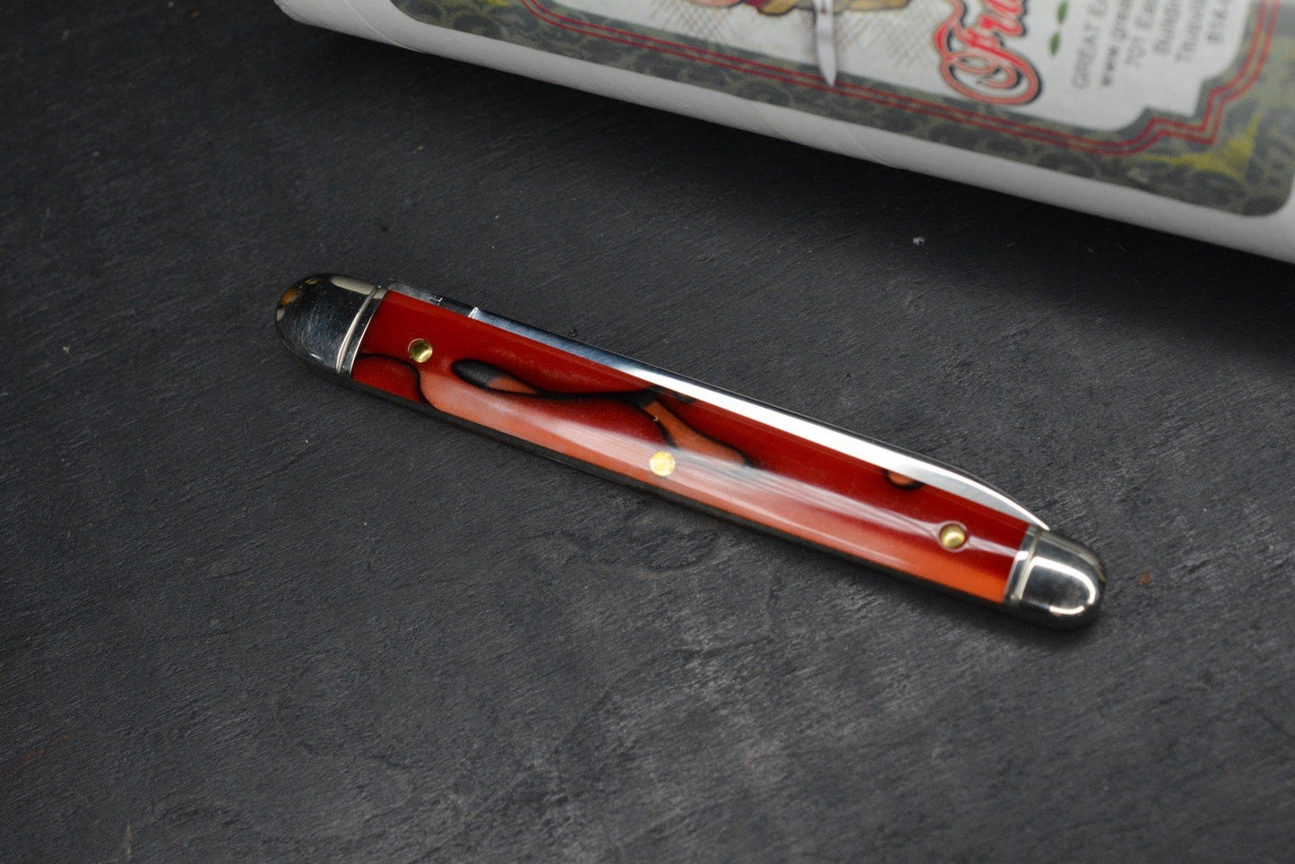 NEW Great Eastern Cutlery #89 Tidioute - Stainless Fruit Knife Acrylic