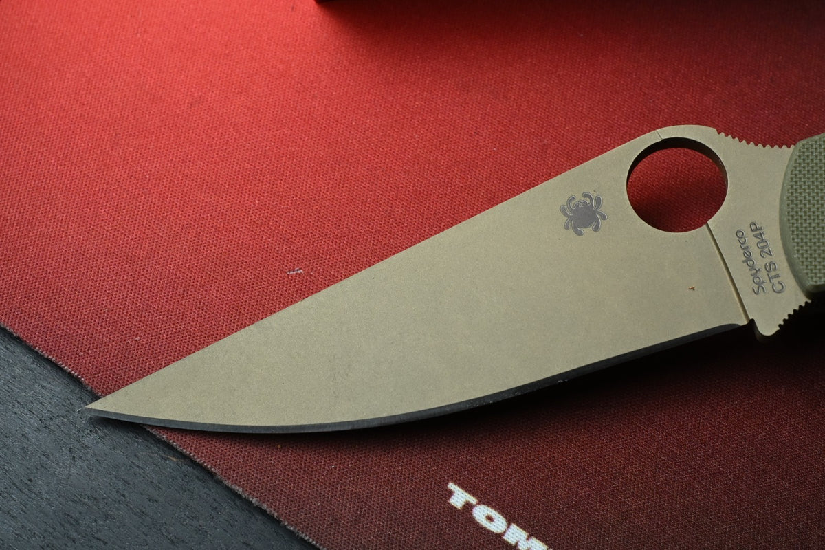 NEW Spyderco x REC EXC Paramilitary 2 - OD Green G10 / CTS 240P w/ TKW Bead