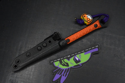 RARE Half Face Cardiac Spike Halloween SE Orange G-10 w/ Inky EDC Candy Corn Set