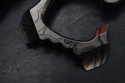 RARE Triple Aught Design Rook TOPO Ti / Bottle Opener w/ Wkrmn Skull Bead