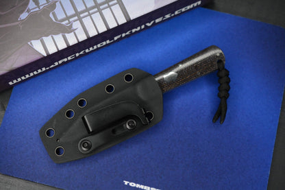 NEW Jack Wolf Gateway FixEDC - Jute Bison / Hollow Ground 1428CN / Nickel Silver