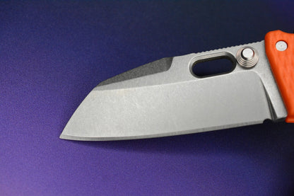 NEW Demko MGAD20 Compact Batwing - Orange G10 / Stonewash Magnacut SN 291