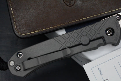 NEW Chris Reeve Umnumzaan Drop Point Magnacut Ti Hdle w/ Robertson Gator Sheath