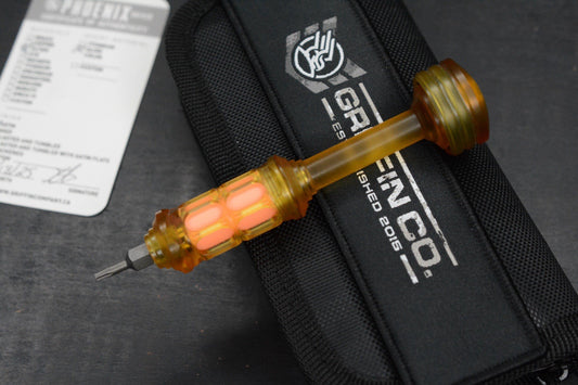 NEW Griffin Combat Pheonix Bit Driver Ultem w/ Orange GITD Insert Re JRW