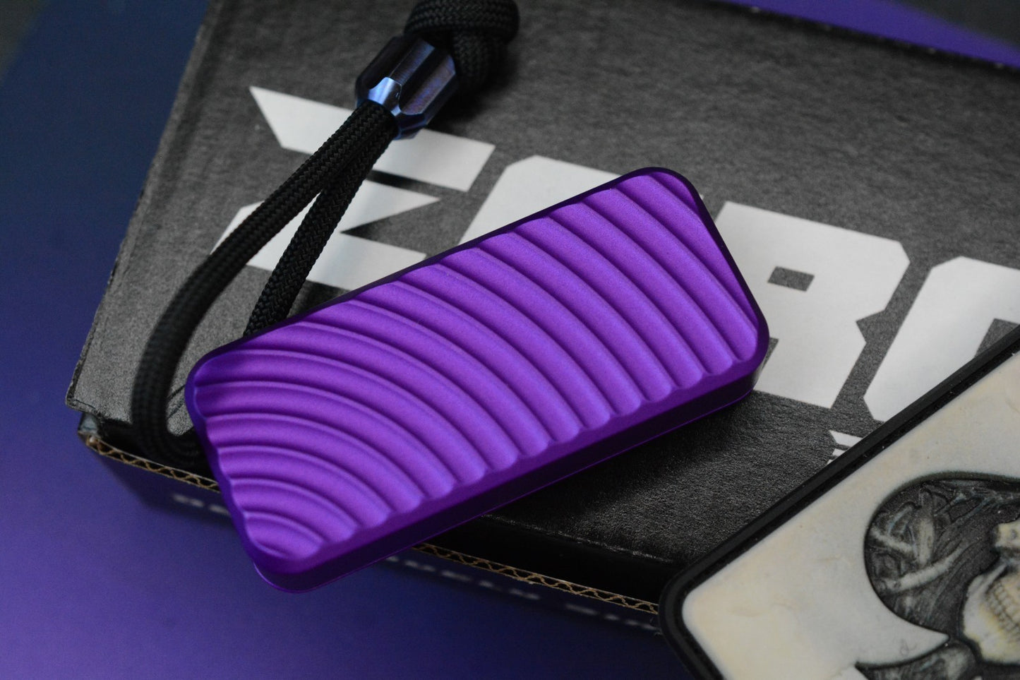 NEW RIVERY × CadLabZero OG Pattern - Royal Purple w/ Ti Bead & Patch