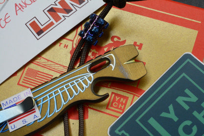 NEW Lynch Northwest V1.7 Double Wing Makers Choice Ano Pry w/ Custom Bead & COA