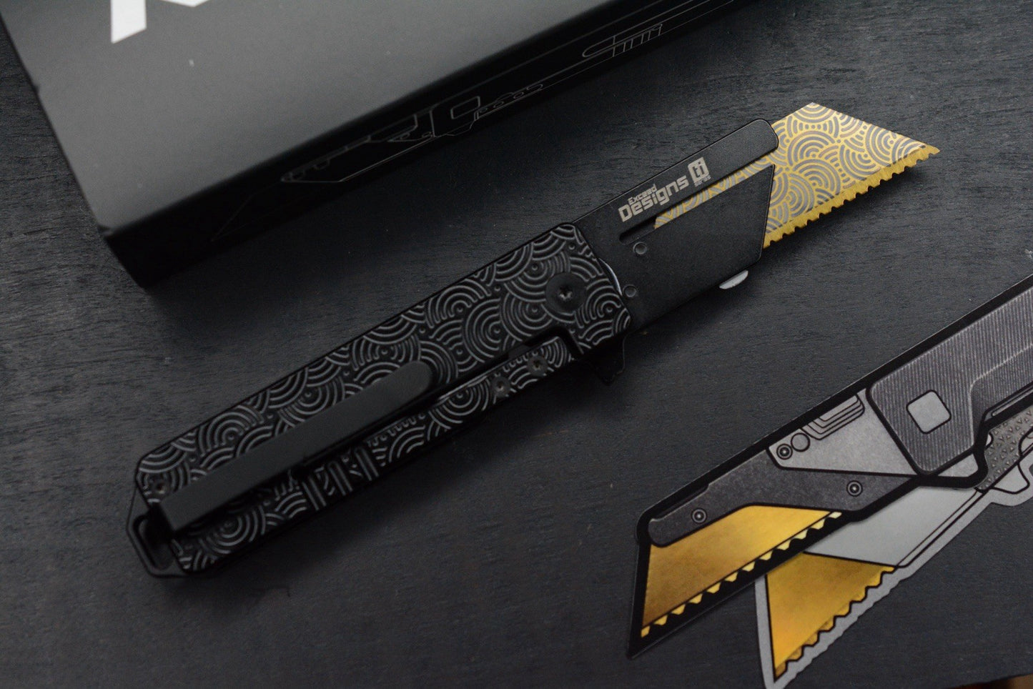RARE Urban EDC x Exceed Designs TiRant V3 Frame Lock Chaos Seigahai (SOLD OUT)